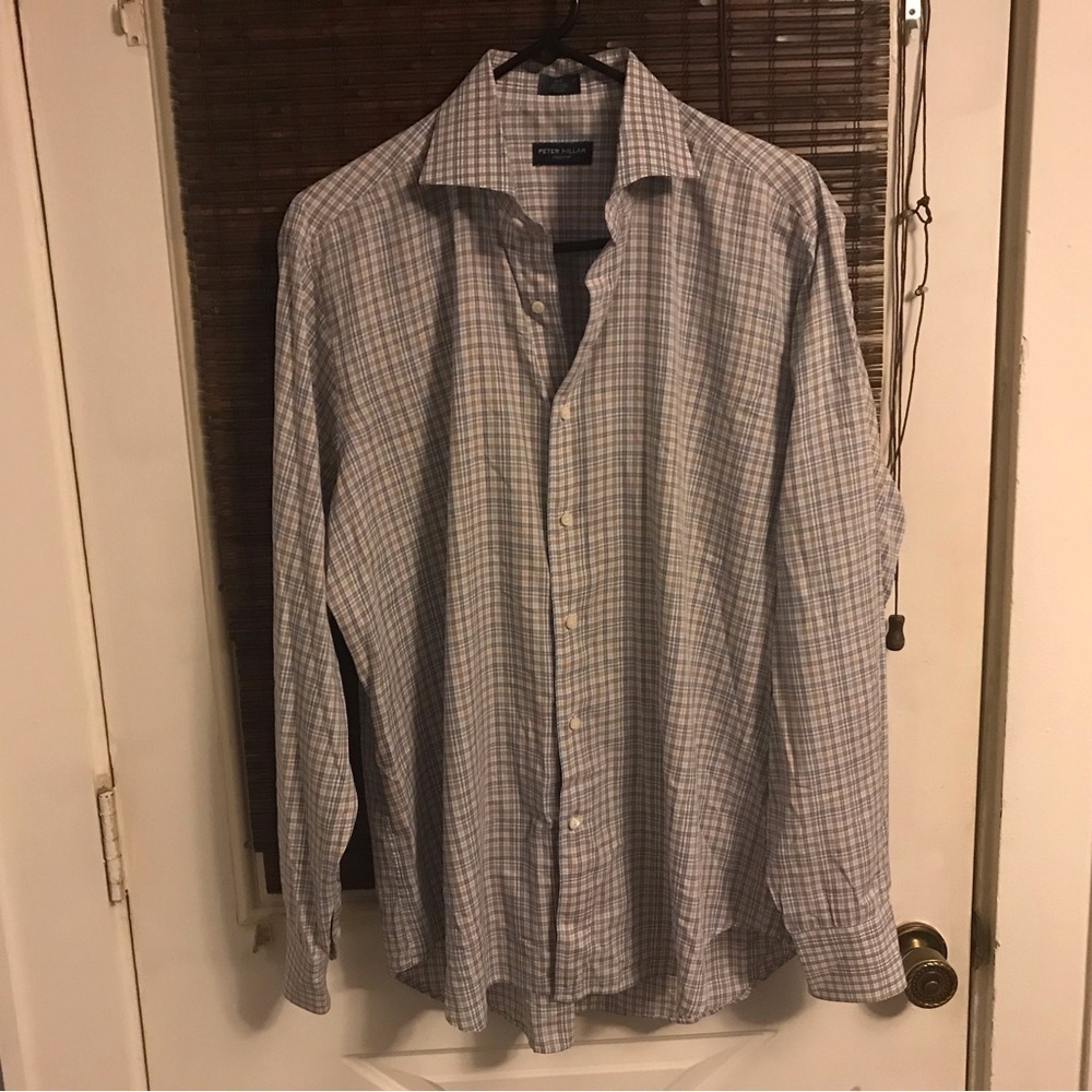 NWOT Peter Millar Collection Performance Poplin Sport Shirt